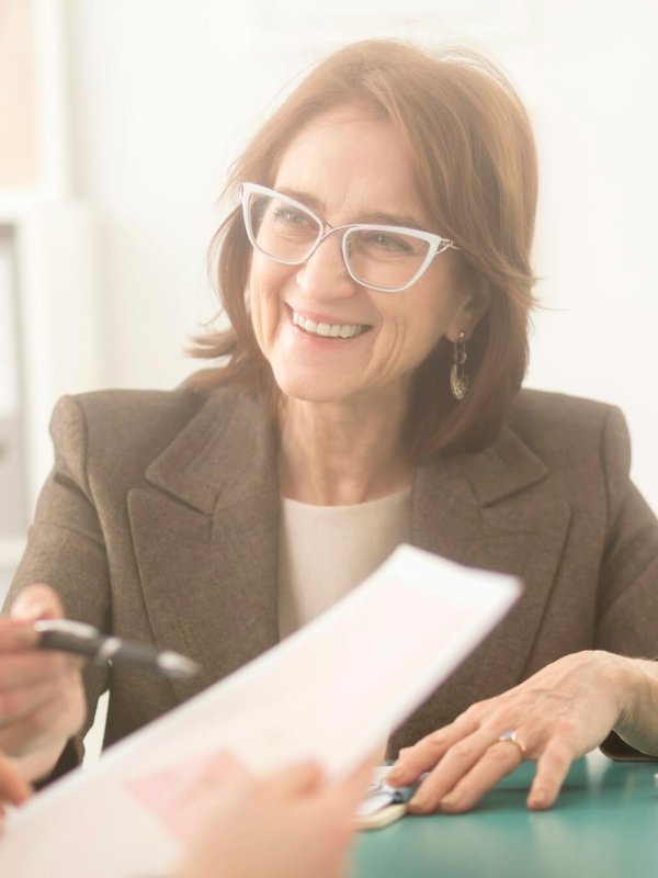 Smiling personal health coach